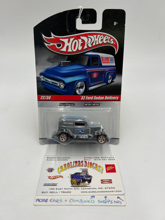 Hot Wheels Slick Rides #22 32 Ford Sedan Delivery B&M Silver 241H