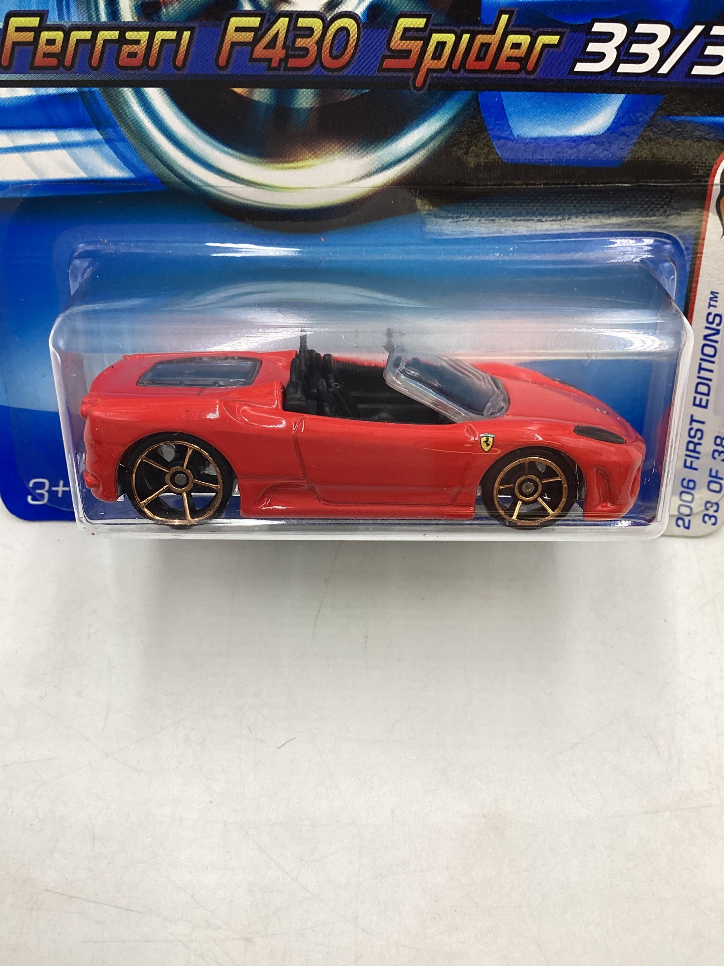 2006 Hot Wheels #033 Ferrari F430 Spider Red FTE