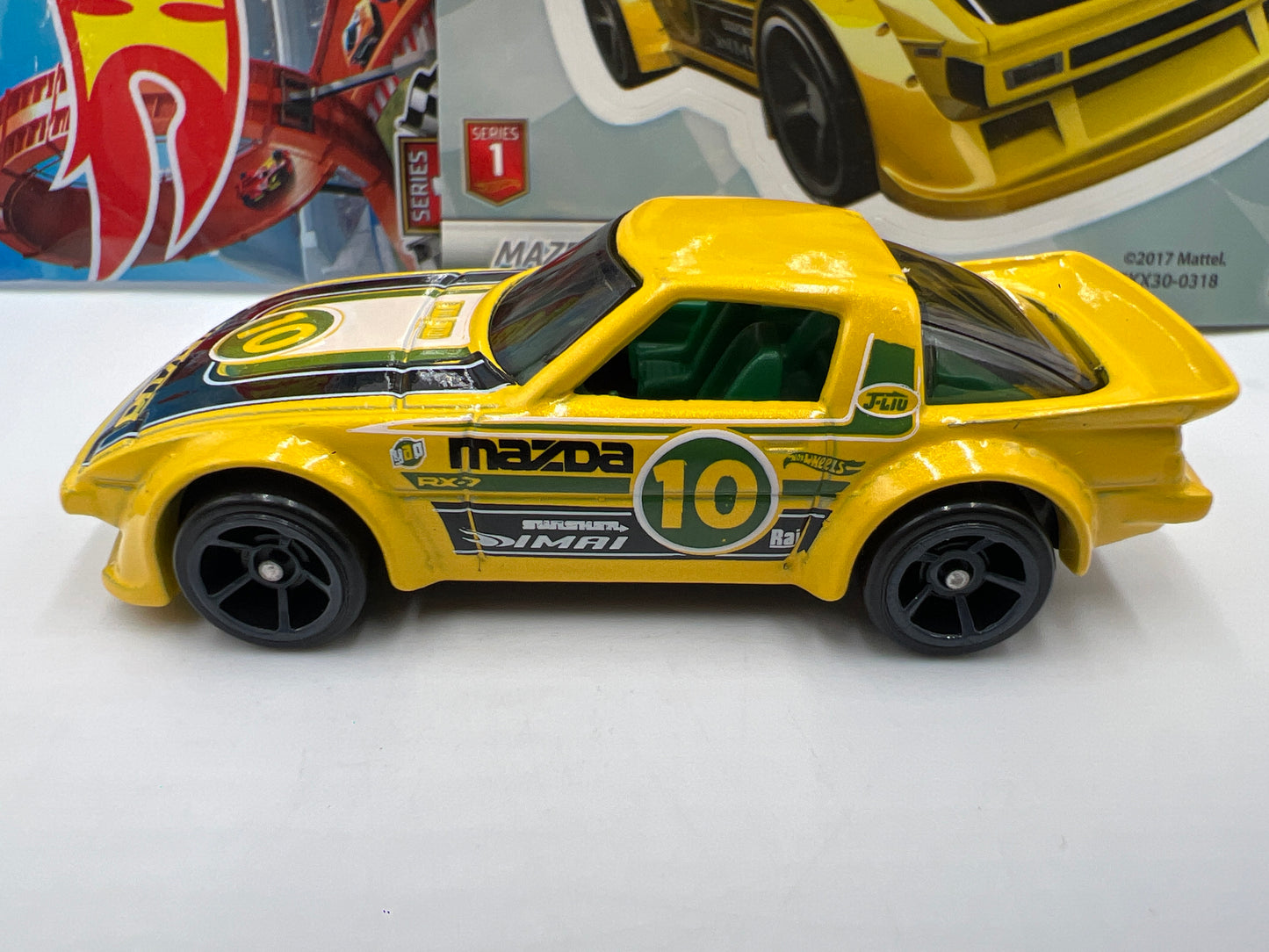 2018 Hot Wheels Mystery Models Series 1 #10 CHASE Mazda RX-7 Yellow