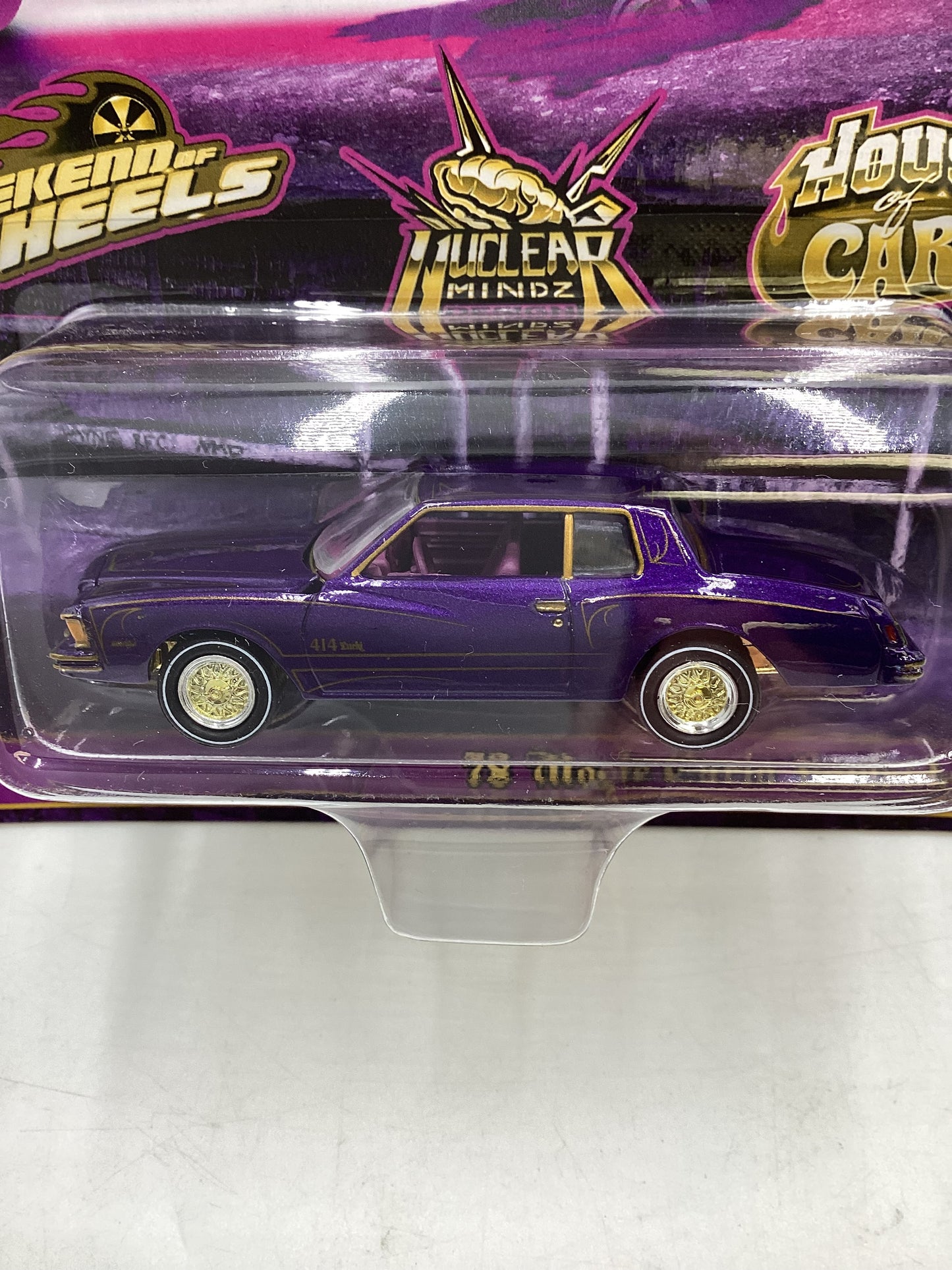 Johnny lightning x HOC Weekend of wheels Exclusive 78 Chevy Monte Carlo Lowrider Purple 231A