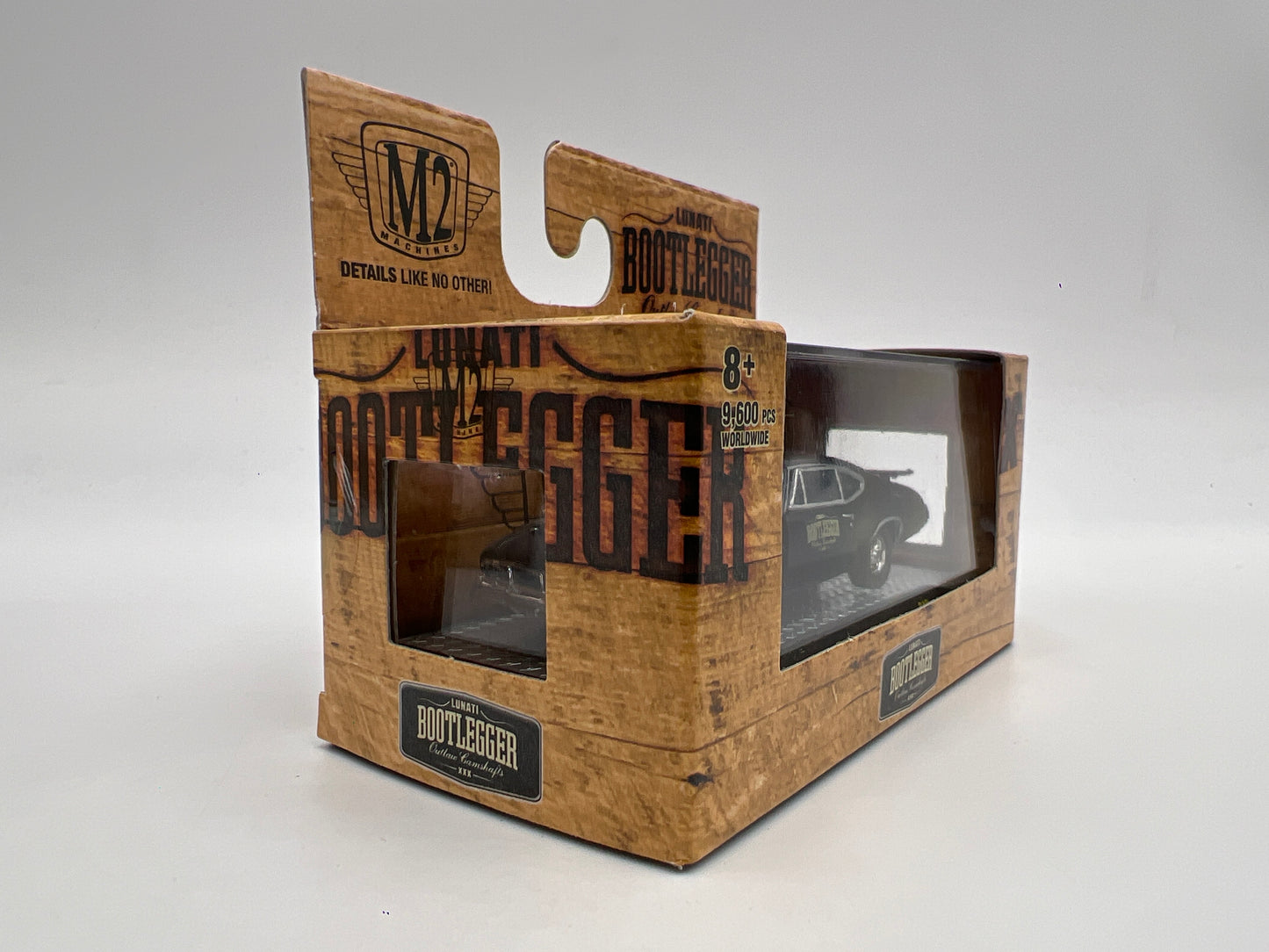 M2 Machines Lunati Bootlegger 1970 Oldsmobile Cutlass 442 W-30 Black S48
