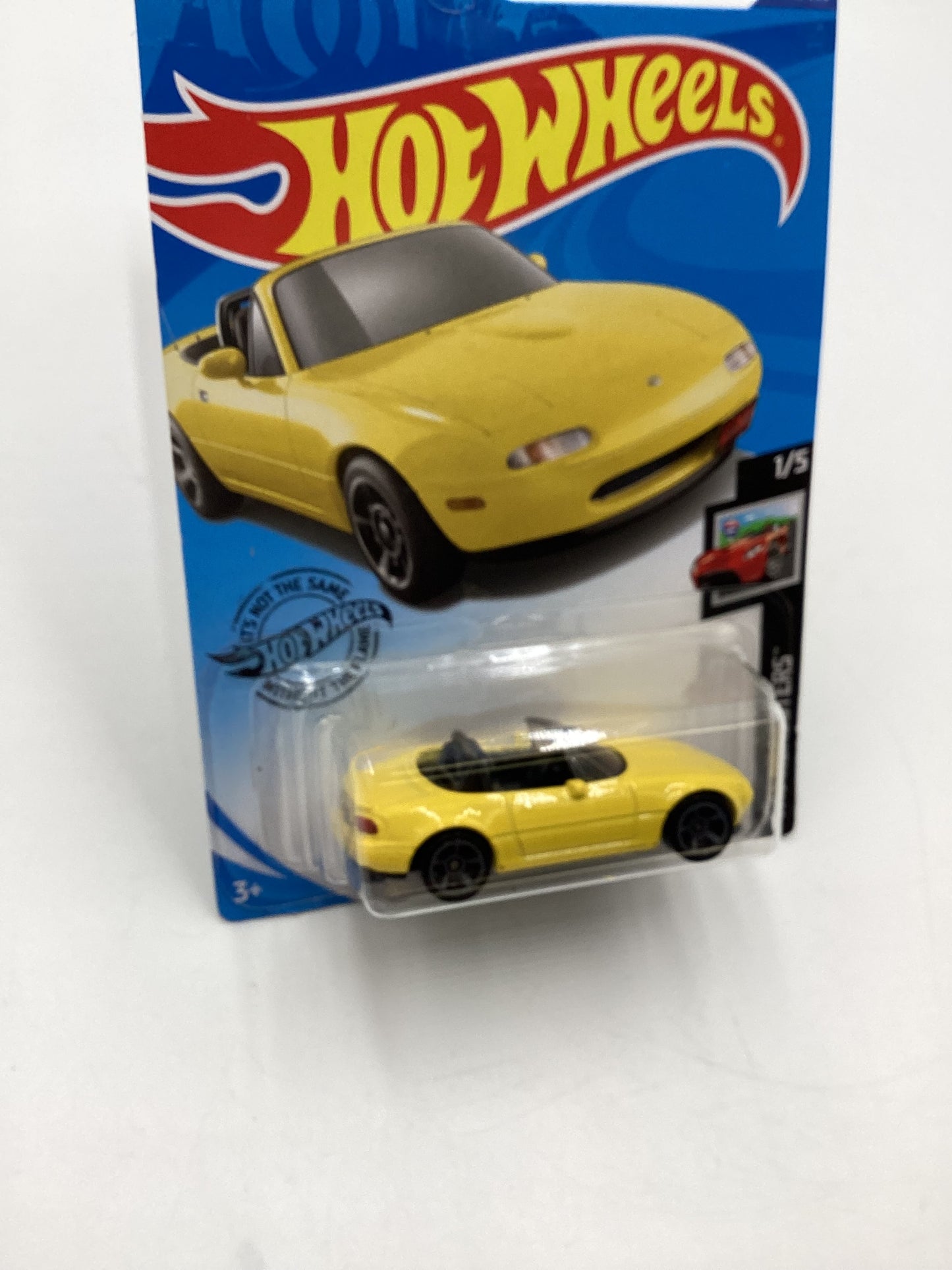 2020 Hot wheels Roadsters  #208 91 Mazda MX-5 Miata Yellow