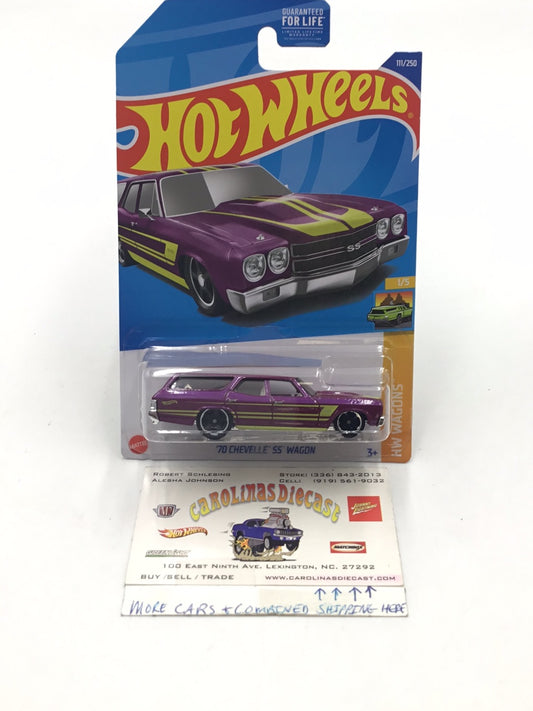 2022 hot wheels #111 70 Chevelle SS Wagon Kroger Exclusive