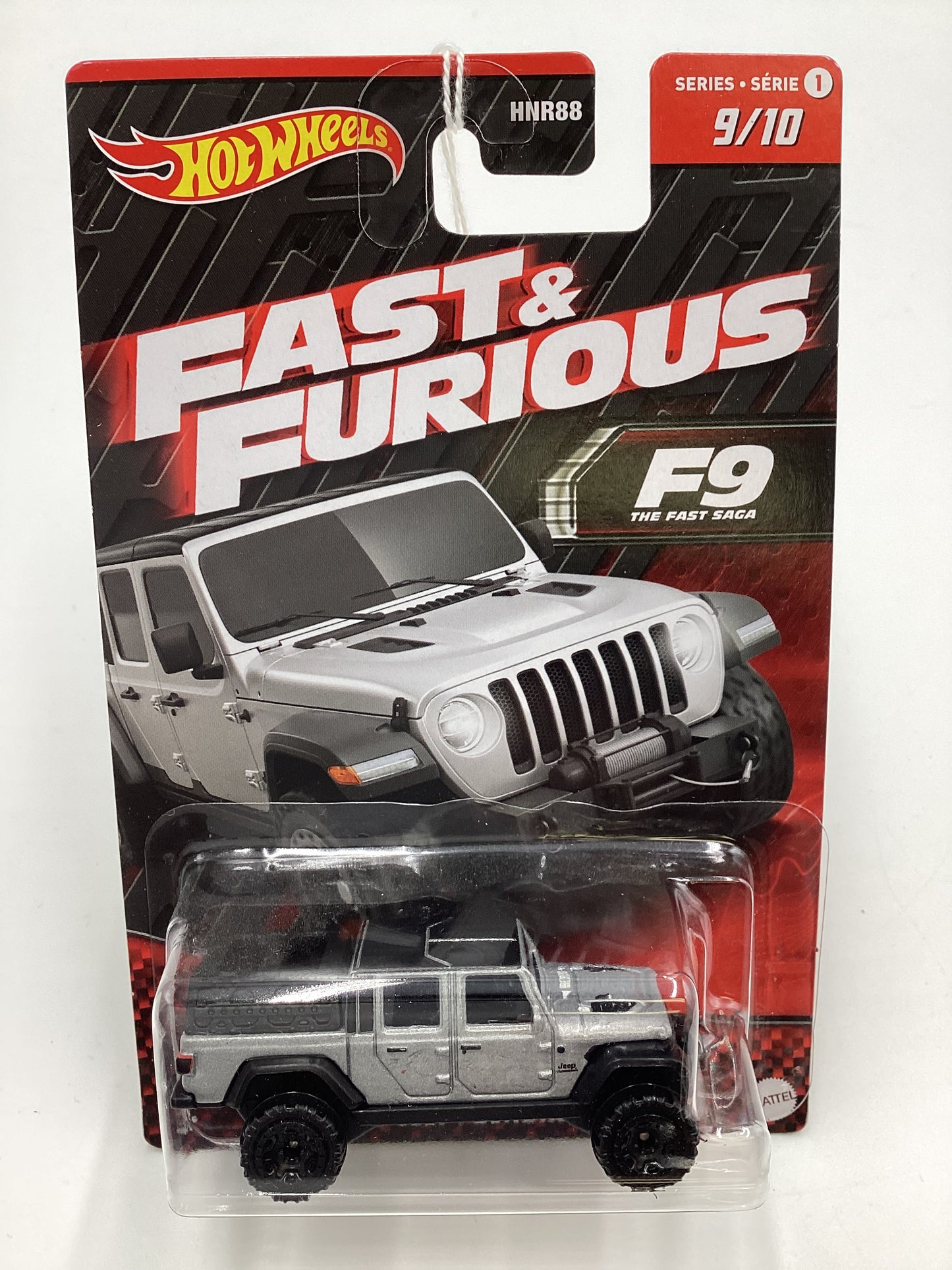 Hot wheels Fast and Furious Series 1 #9 20 Jeep Gladiator cracked blister 73D