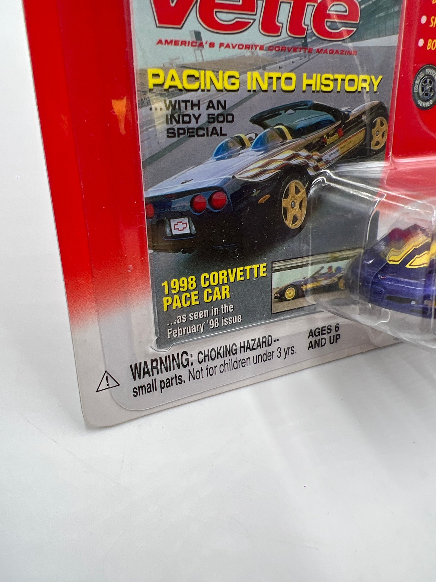 Johnny Lightning Vette 1998 Corvette Pace Car Blue 219E