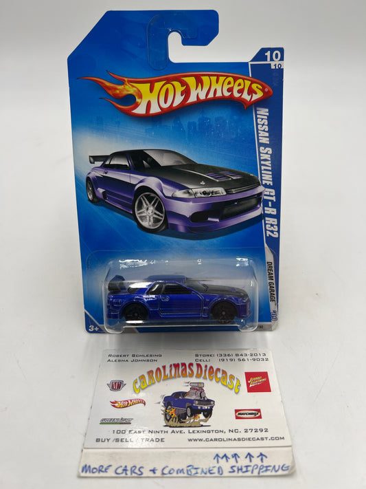 2009 Hot Wheels Dream Garage #156 Nissan Skyline GT-R R32 Blue HTF W/Protector