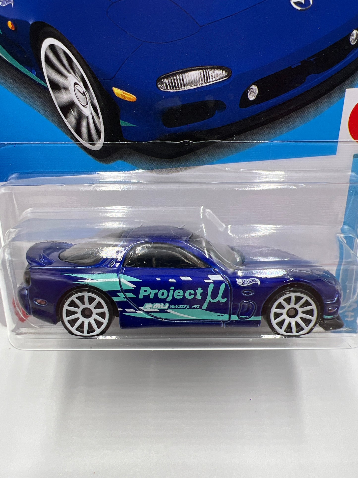 2024 Hot Wheels Q Case #170 95 Mazda RX-7 Blue 85D