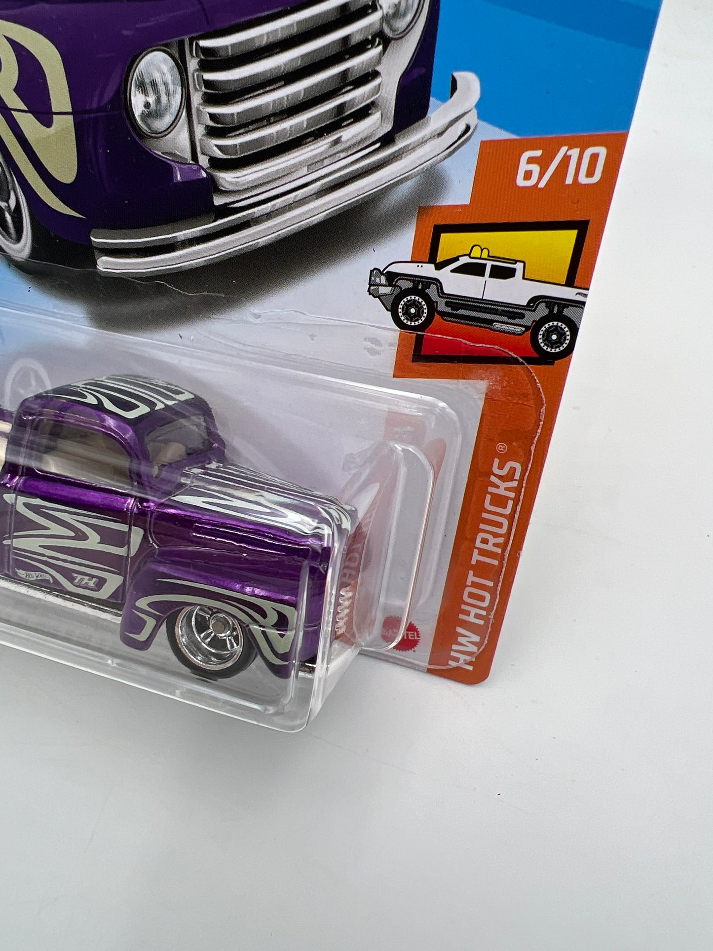 2021 Hot Wheels Factory Sealed Super Treasure Hunt #225 49 Ford F1 Purple W/Protector