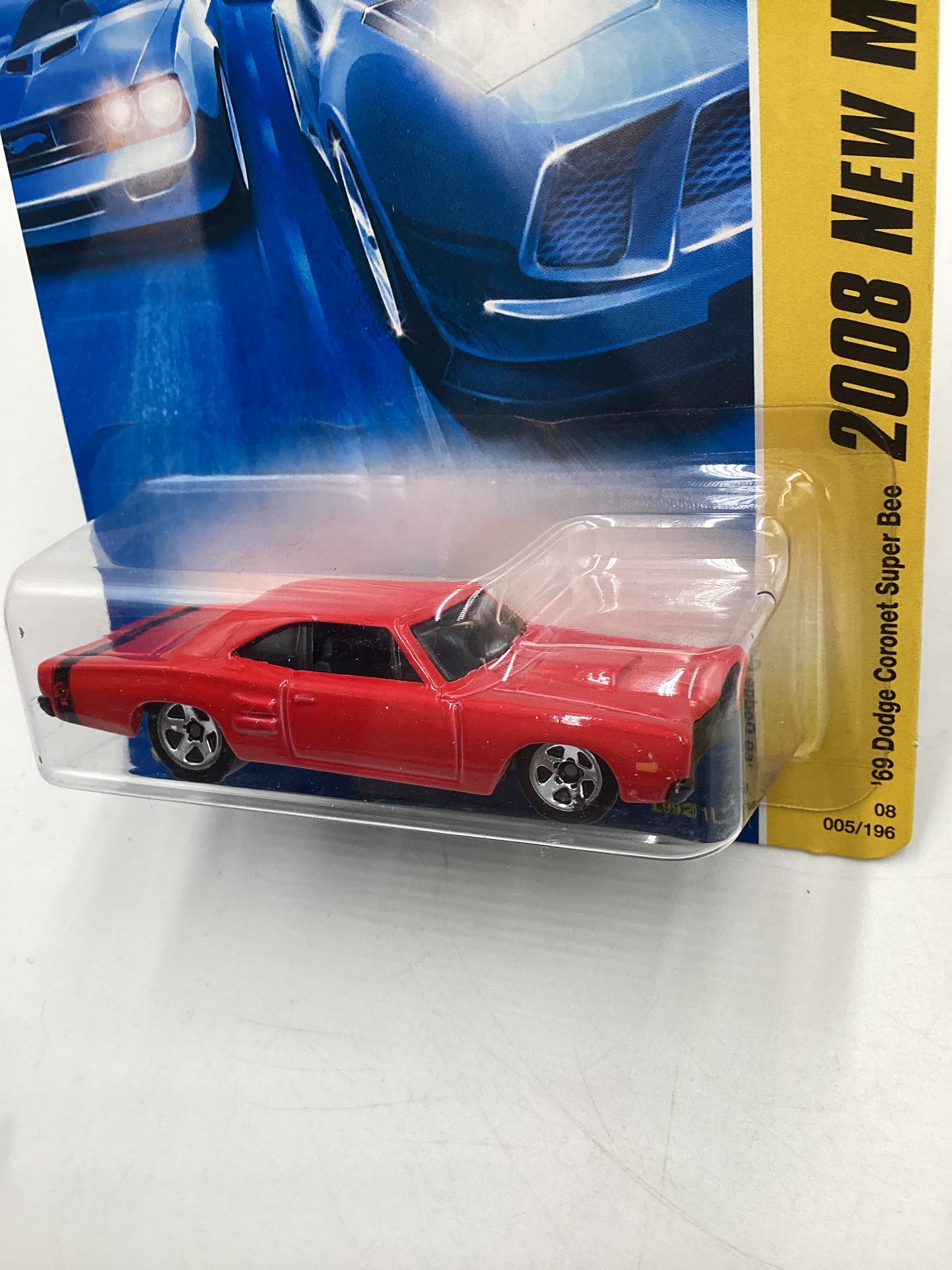 2008 Hot Wheels New Models #5 69 Dodge Coronet Super Bee Red 51F