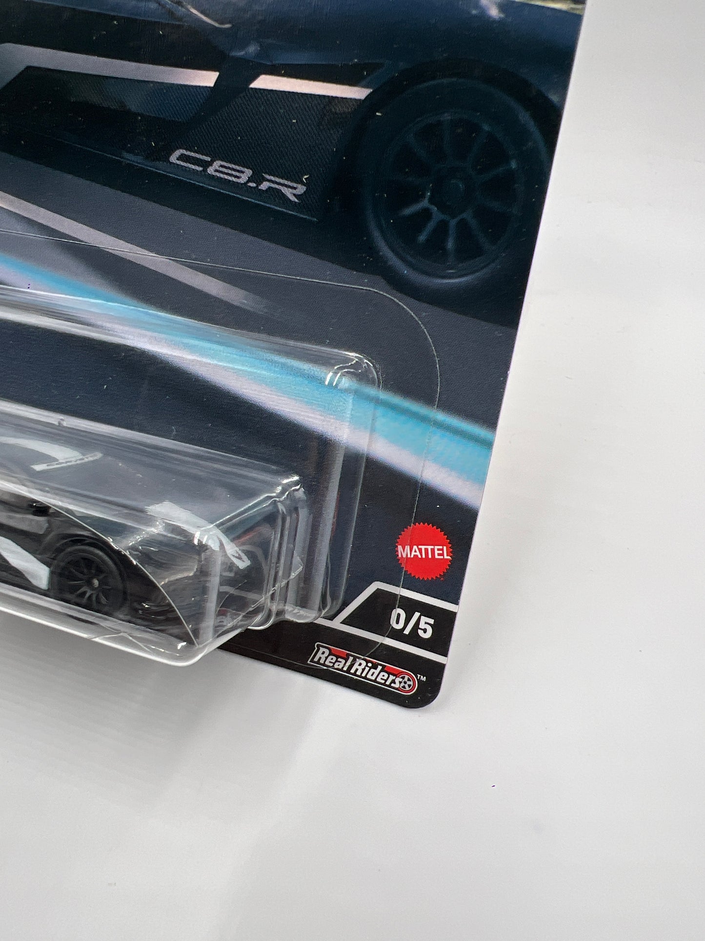 Hot Wheels Premium Car Culture American Scene CHASE #0 Corvette C8.R Black W/Protector Bad Card