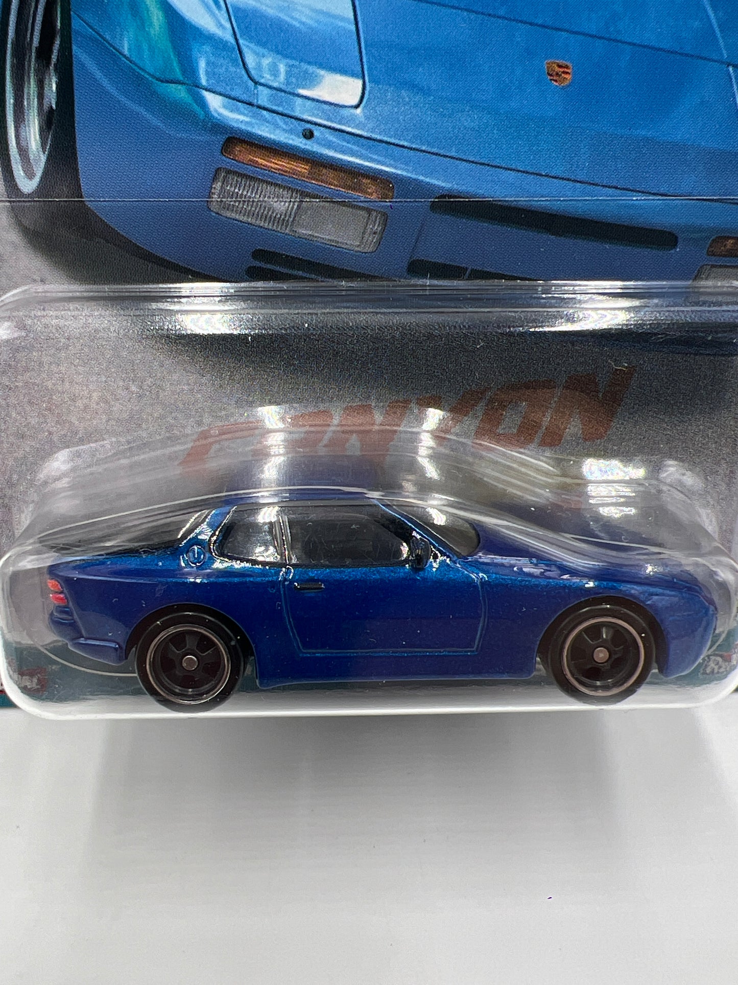 Hot Wheels Premium Canyon Warriors #3 89 Porsche 944 Turbo Blue 257H