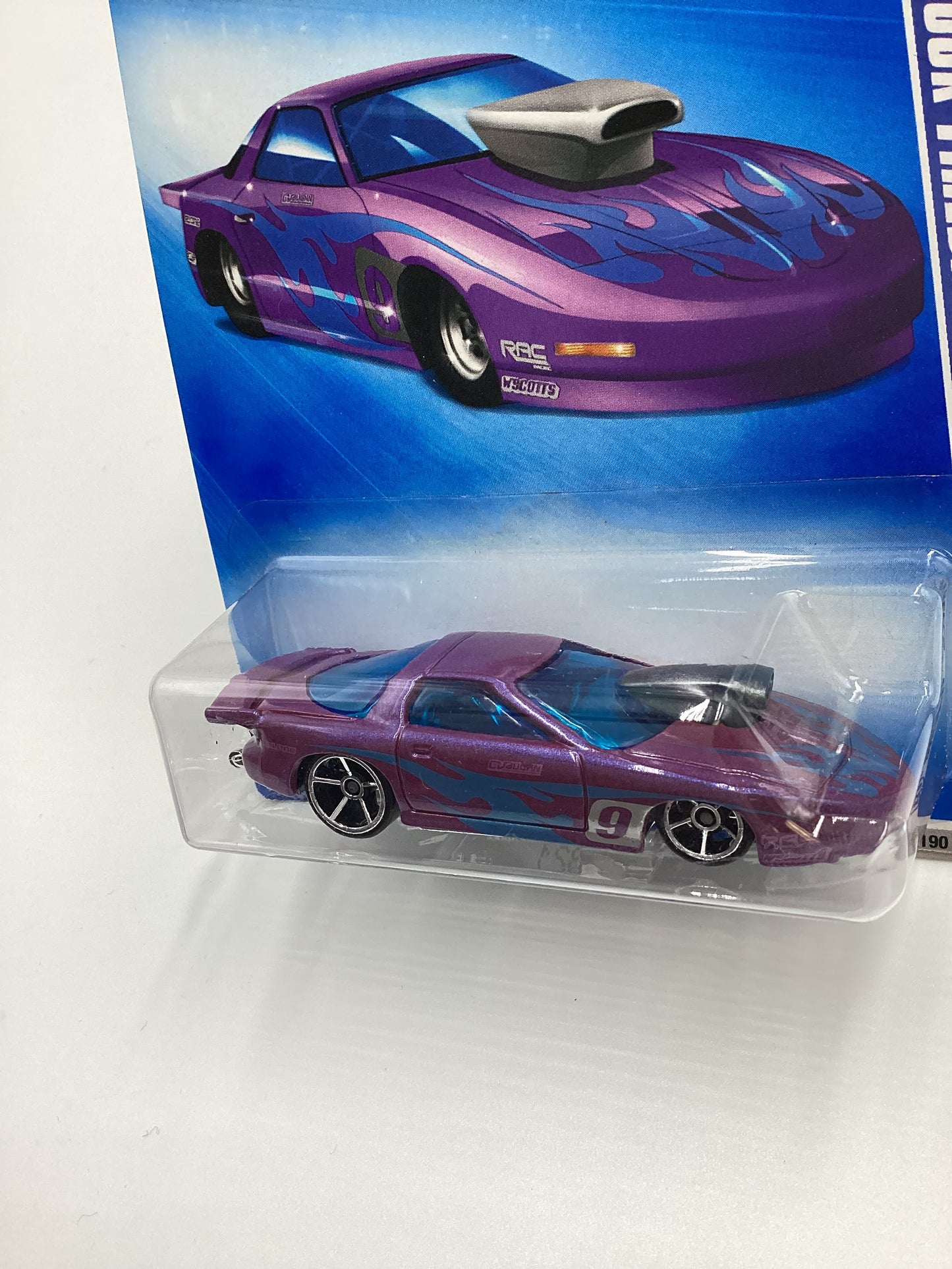 2009 Hot Wheels #072 Pro Stock Firebird Purple 42C