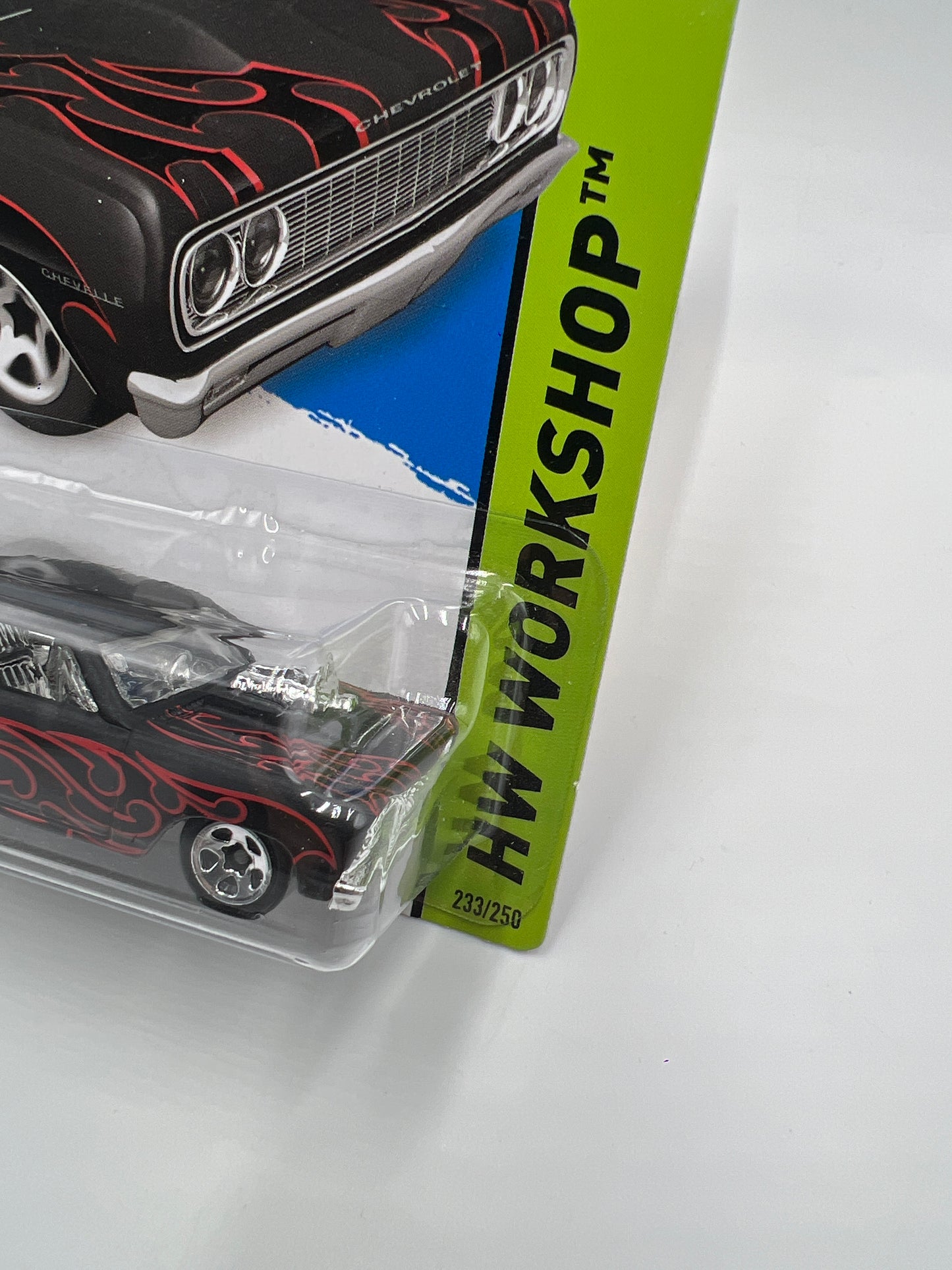 2014 Hot Wheels Workshop #233 64 Chevy Chevelle SS Matte Black 7F