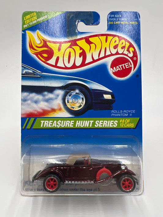 1995 Hot Wheels Treasure Hunt Series #8 Rolls-Royce Phantom II Red W/Protector