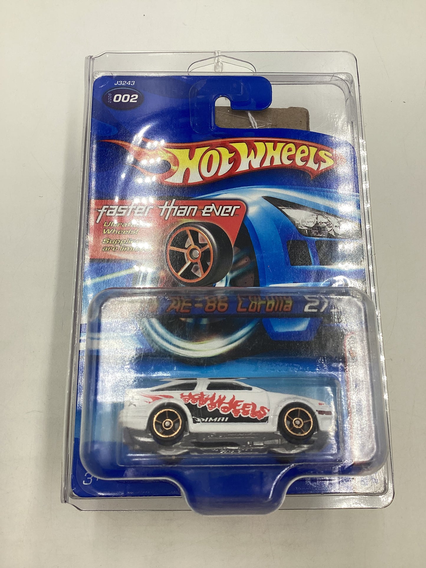 2006 Hot Wheels #2 Toyota AE 86 Corolla with protector