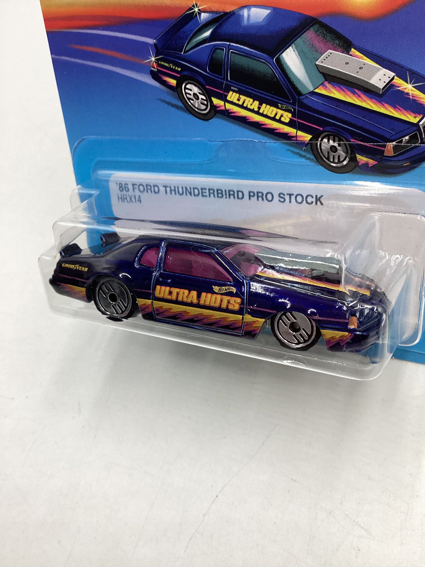 2024 Hot wheels Target Ultra Hots #7 86 Ford Thunderbird Pro Stock Blue 156G