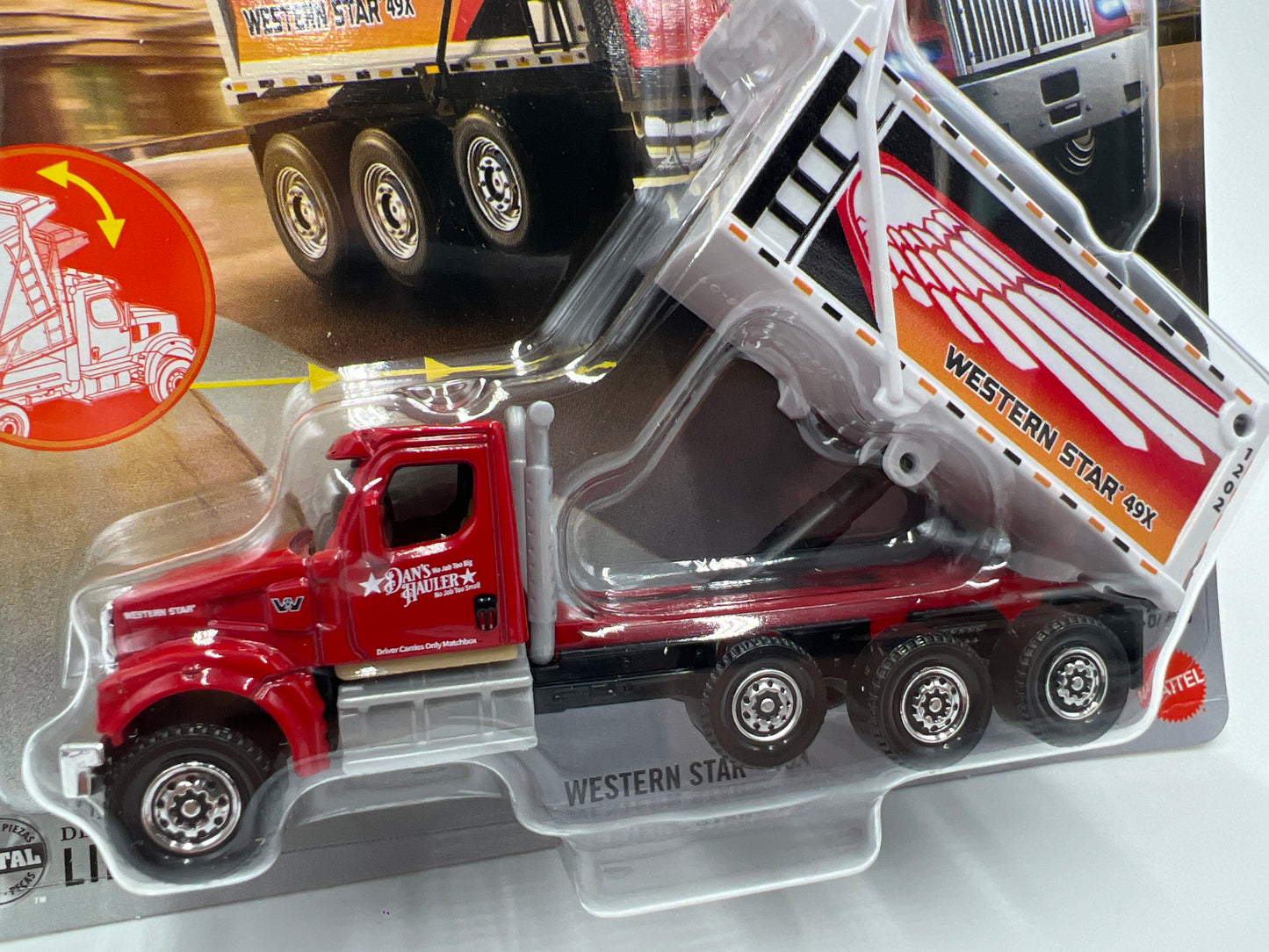 2025 Matchbox Working Rigs #16 Western Star 49X Red 164E