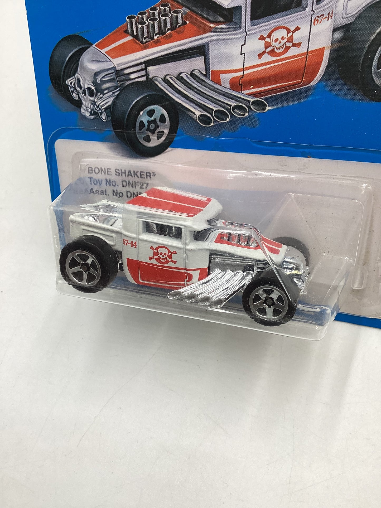 Hot Wheels Retro Style Series #DNF27 Bone Shaker White 157D