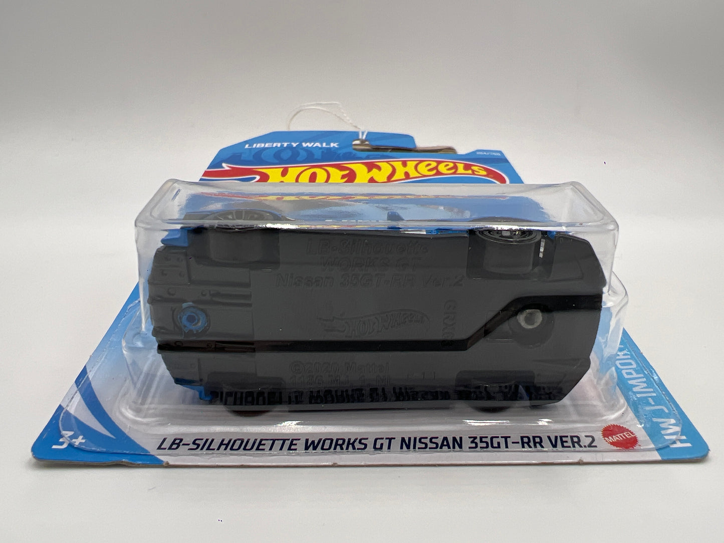 2021 Hot Wheels J-Imports #204 LB-Silhouette Works GT Nissan 35GT-RR V.2 Blue International Card 82B