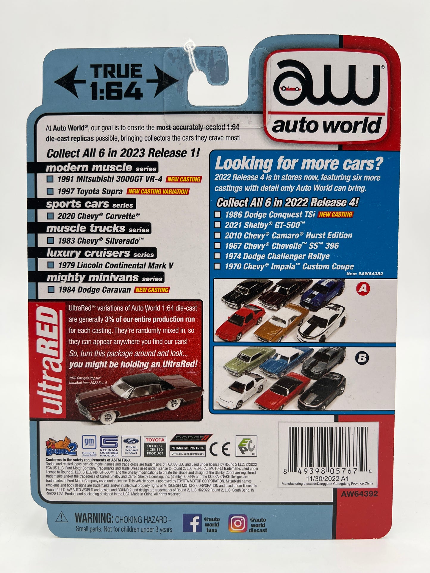 Auto World Muscle Trucks Release 1 Version A 1983 Chevy Silverado Stepside Black 181D