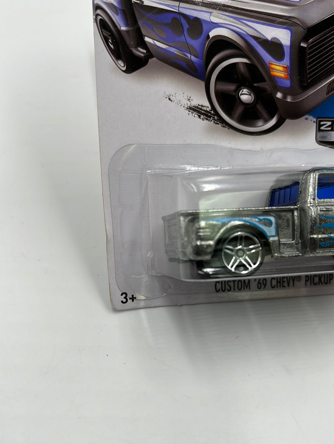 Hot Wheels 2014 HW Workshop Custom 69 Chevy Pickup Zamac #217 147C