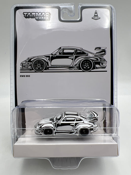 Tarmac Works #11 Joshua Vides Porsche RWB 993 Black/White