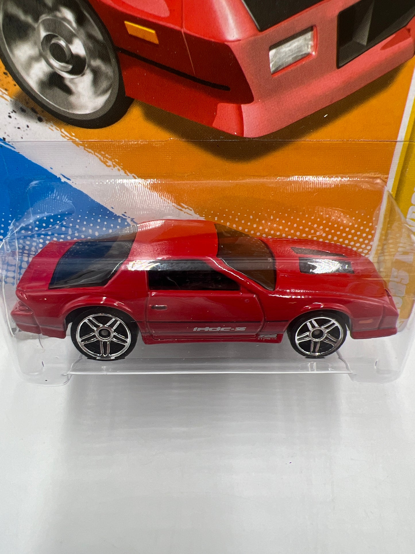 2012 Hot Wheels New Models #22 1985 Chevrolet Camaro IROC-Z Red *Bad Blister* 13B