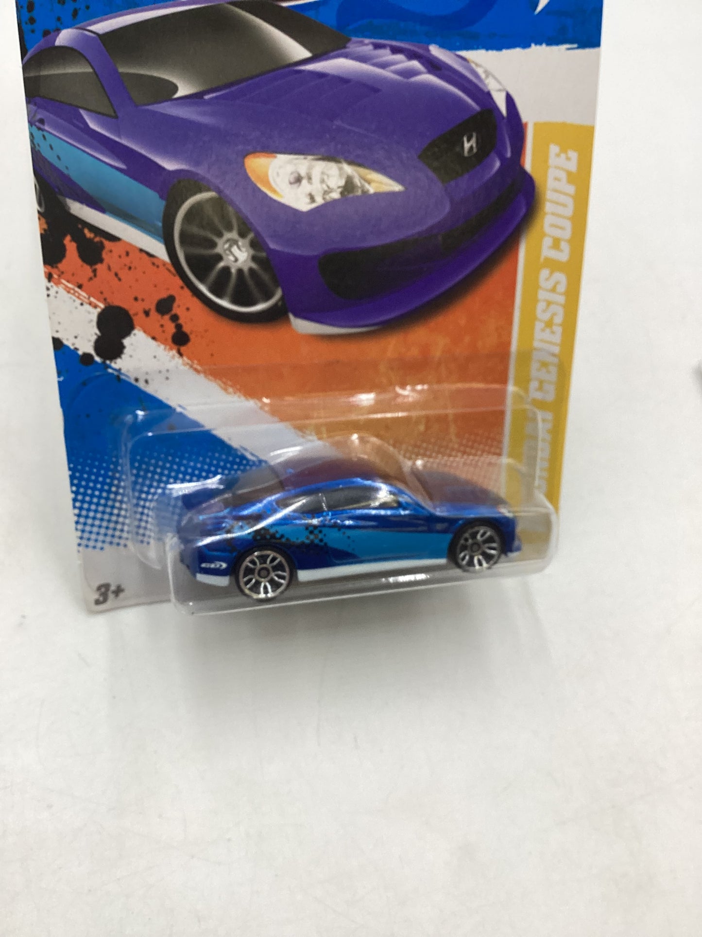 2011 Hot Wheels #50 Hyundai Genesis Coupe Blue