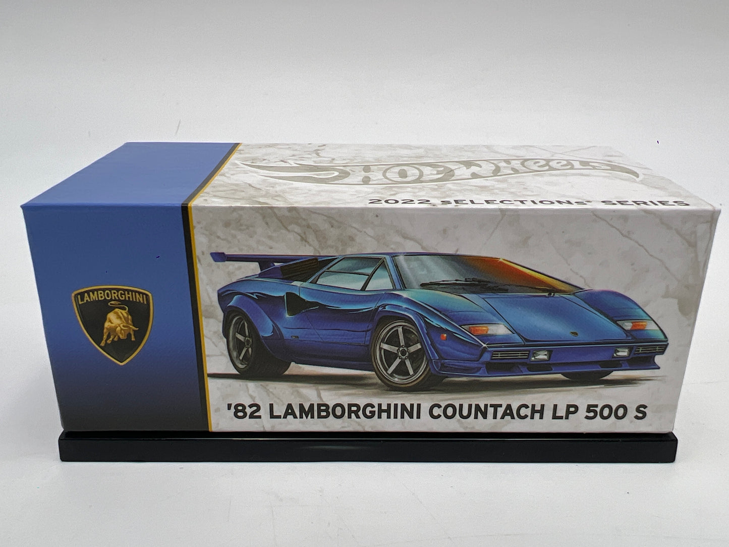2022 Hot Wheels RLC sELECTIONs 82 Lamborghini Countach LP 500 S Blue