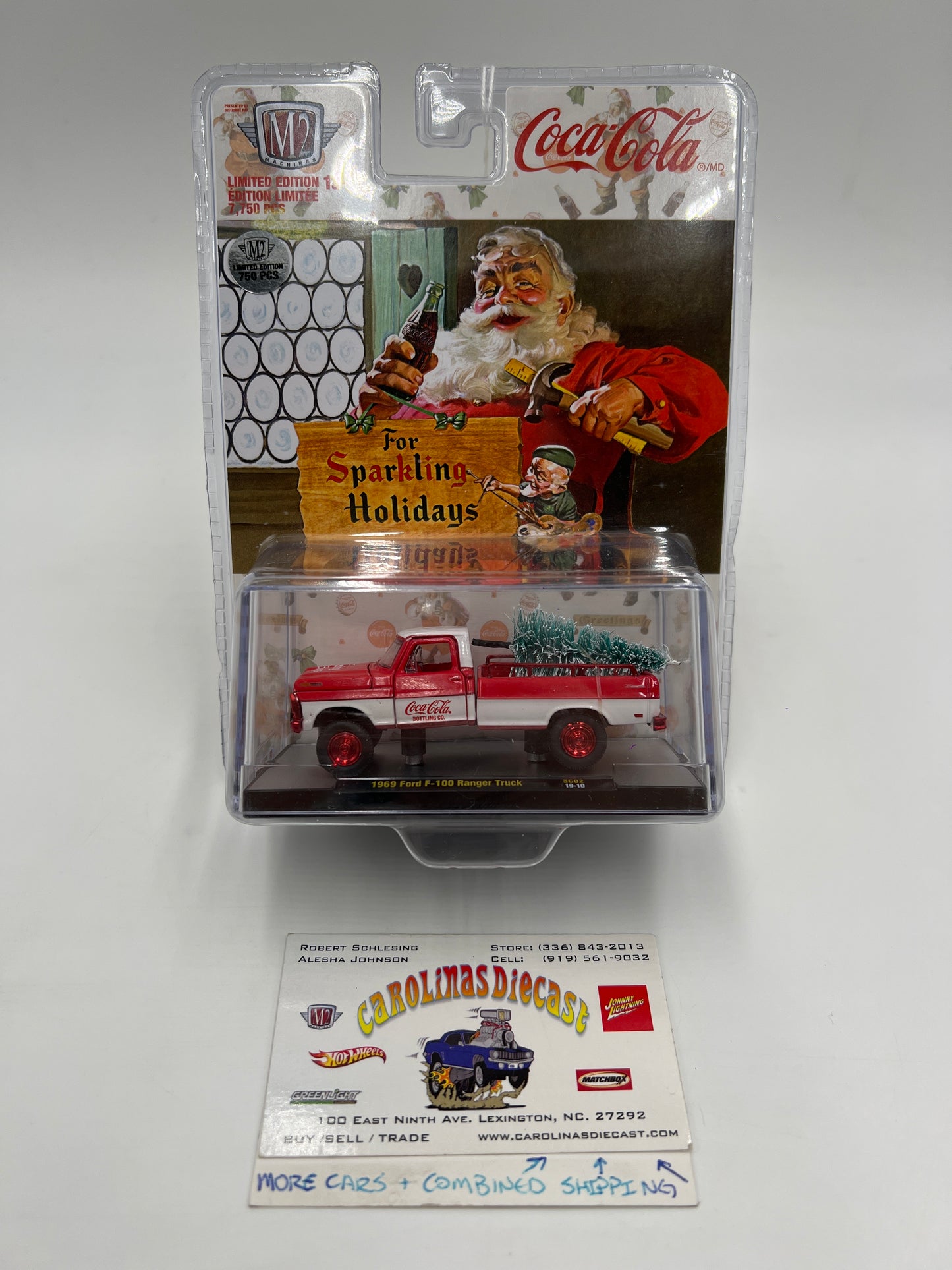 M2 Machines Coca Cola CHASE 1969 Ford F-100 Ranger Truck Red/White SC02