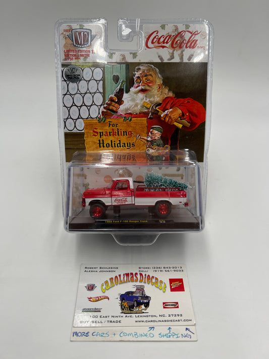 M2 Machines Coca Cola CHASE 1969 Ford F-100 Ranger Truck Red/White SC02