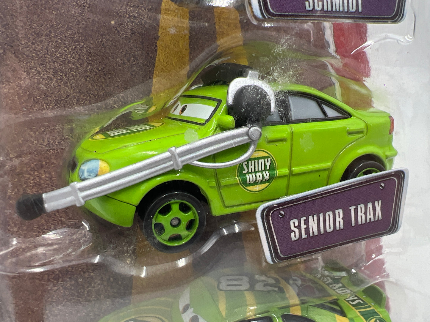 Disney Pixar The World Of Cars 3 Pack Team Shiny Wax Nebekenezer Schmidt & Senior Trax/Shiny Wax 136A