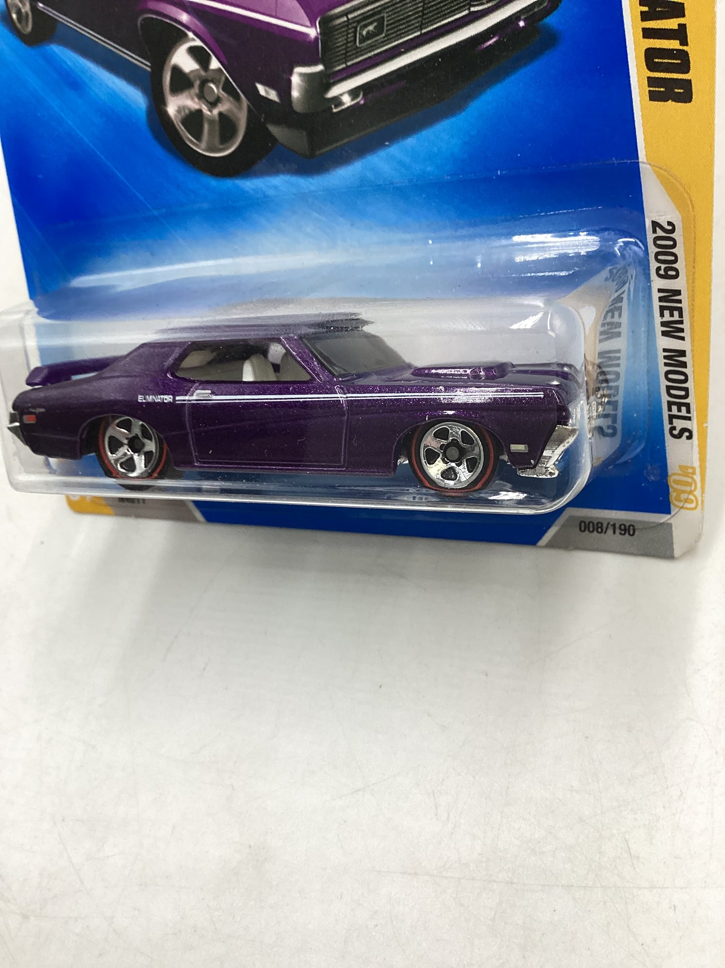 2009 Hot Wheels #008 69 Mercury Cougar Eliminator Purple Walmart Exclusive 235D