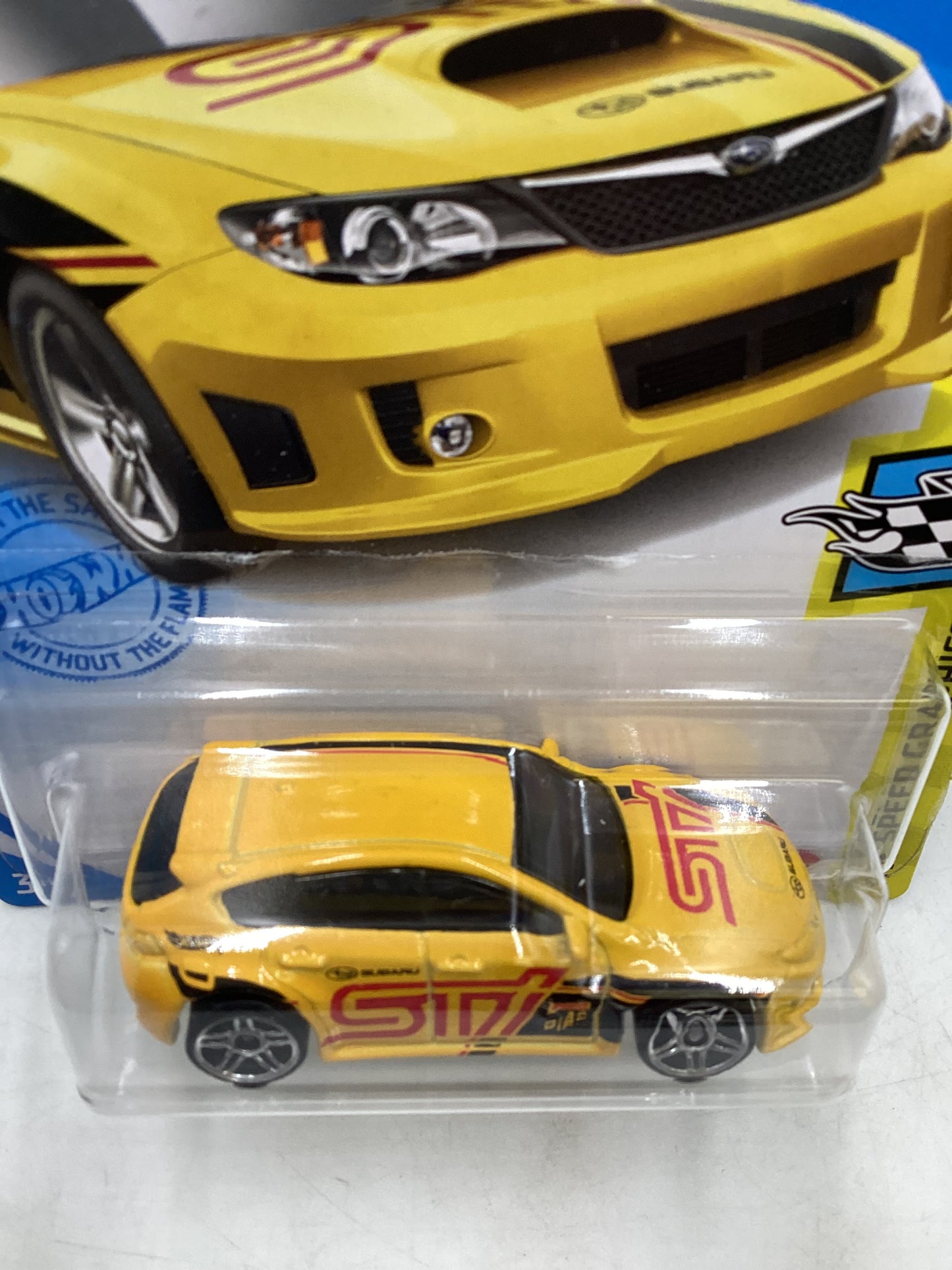 2021 Hot Wheels #68 Subaru WRX STI Yellow 89i