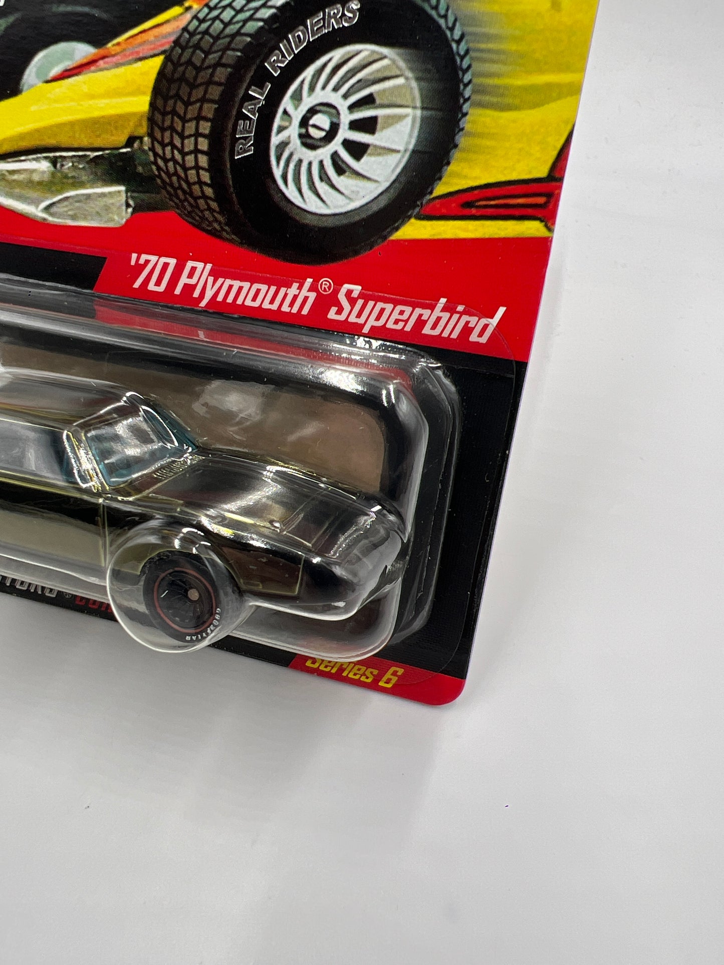 Hot Wheels RLC Real Riders Series 6 #1425/11000 70 Plymouth Superbird Green W/Protector