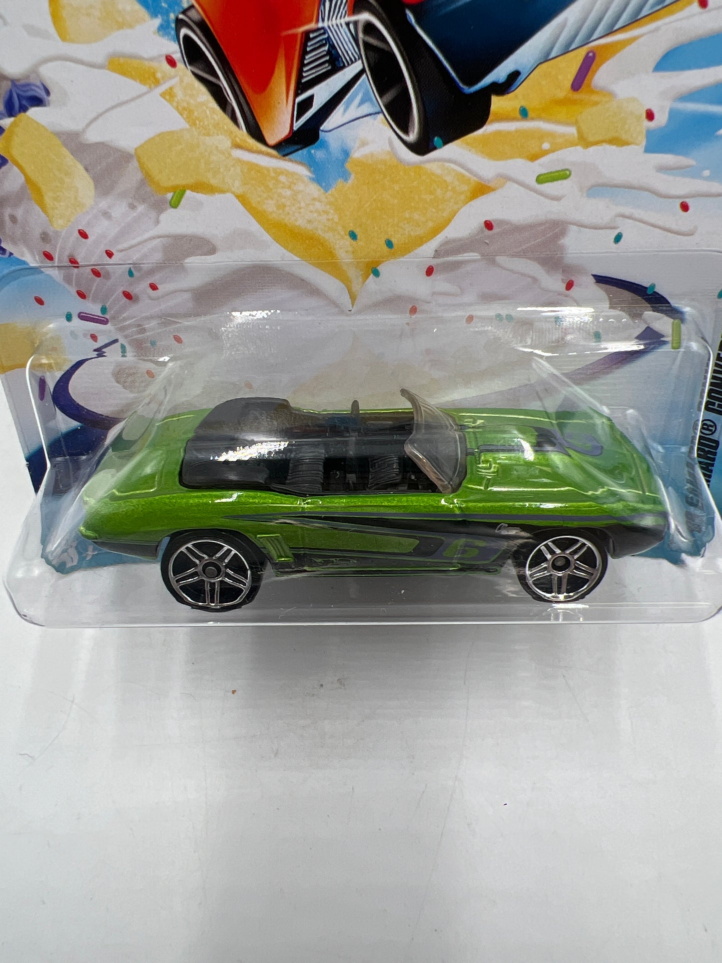 2010 Hot Wheels Happy Birthday 69 Camaro Convertible *Small Back Corner Vein* 158H