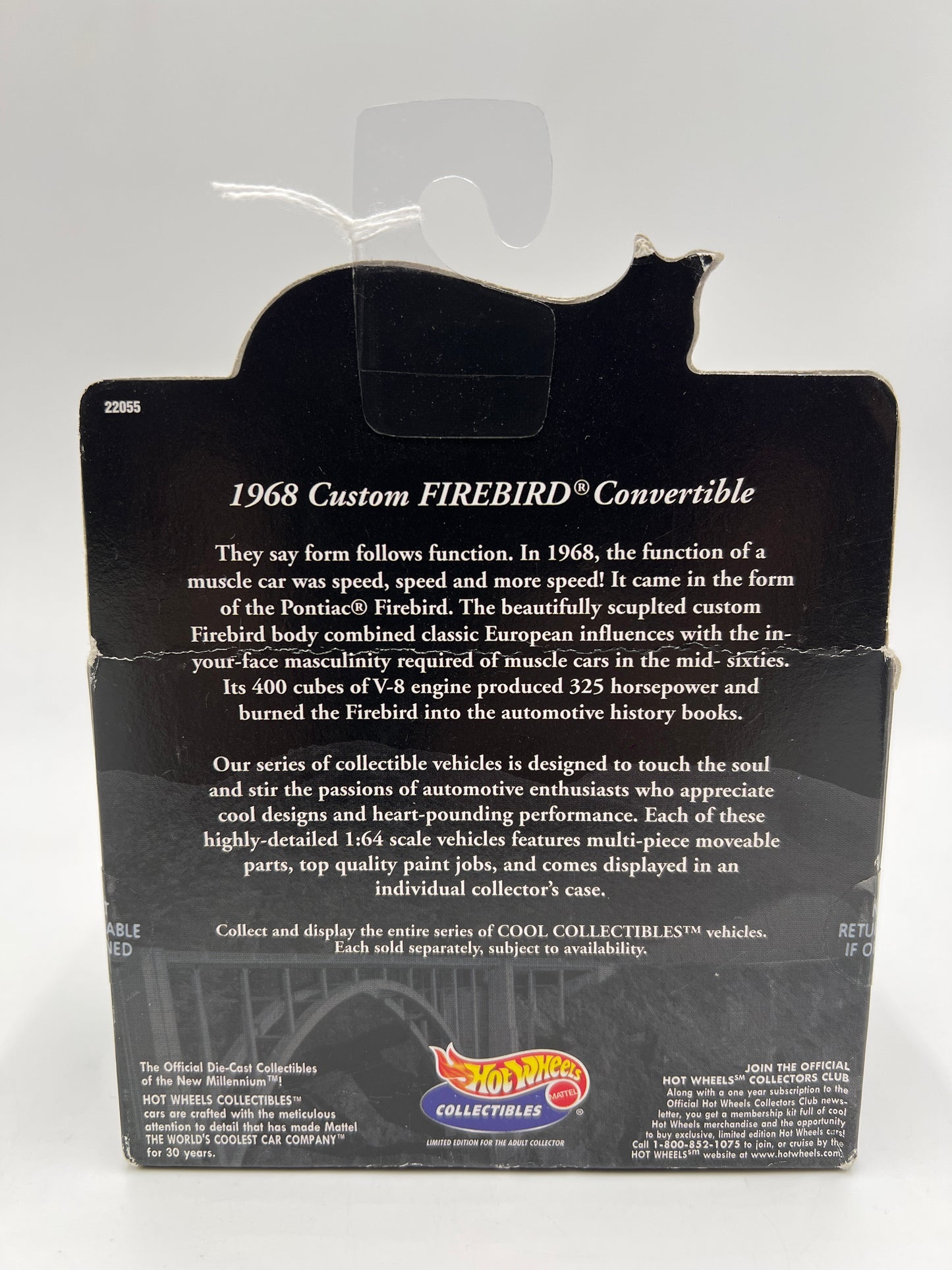 Hot Wheels Collectibles Black Box 68 Custom Firebird Convertible Green WR