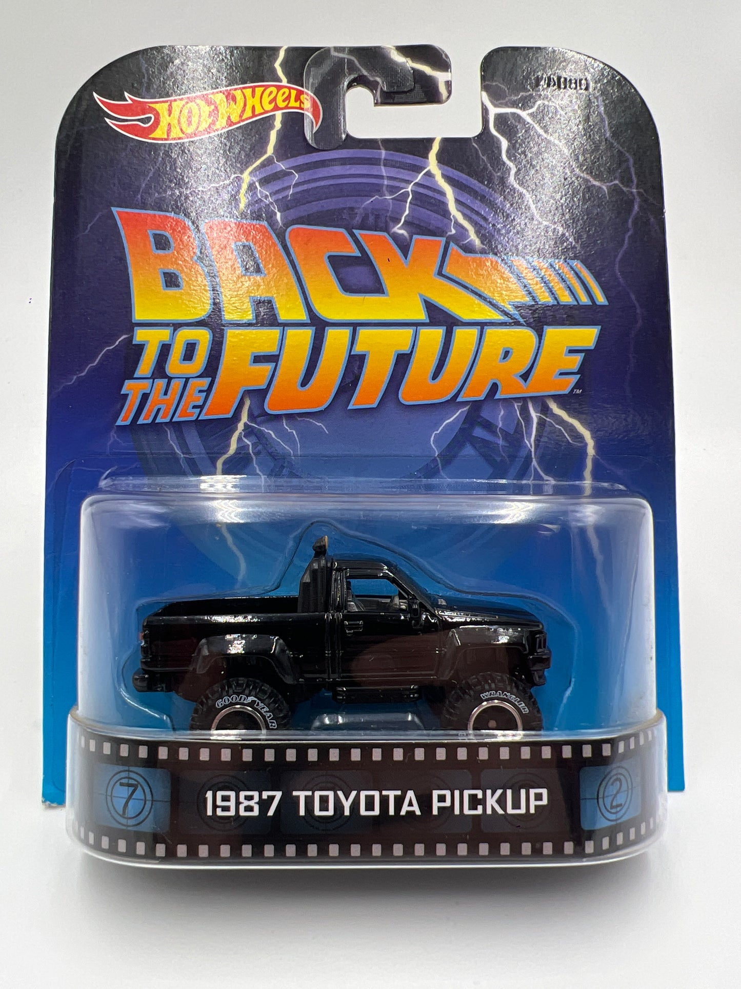 Hot Wheels Retro Entertainment Back To The Future 1987 Toyota Pickup Black W/Protector