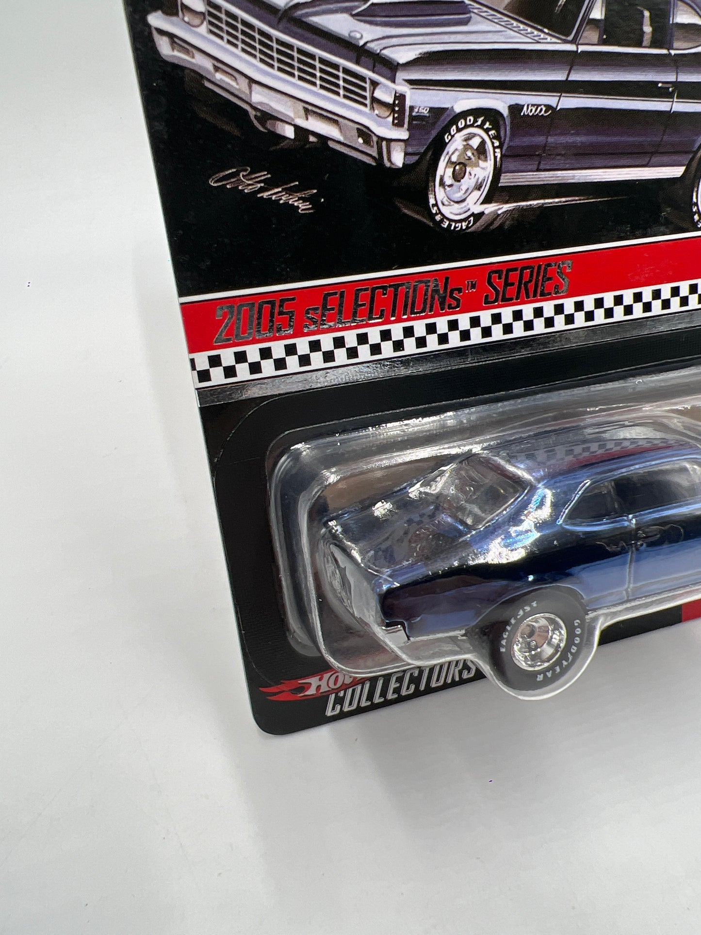 2005 Hot Wheels RLC sELECTIONs Series 2380/7950 68 Nova Dark Blue W/Protector