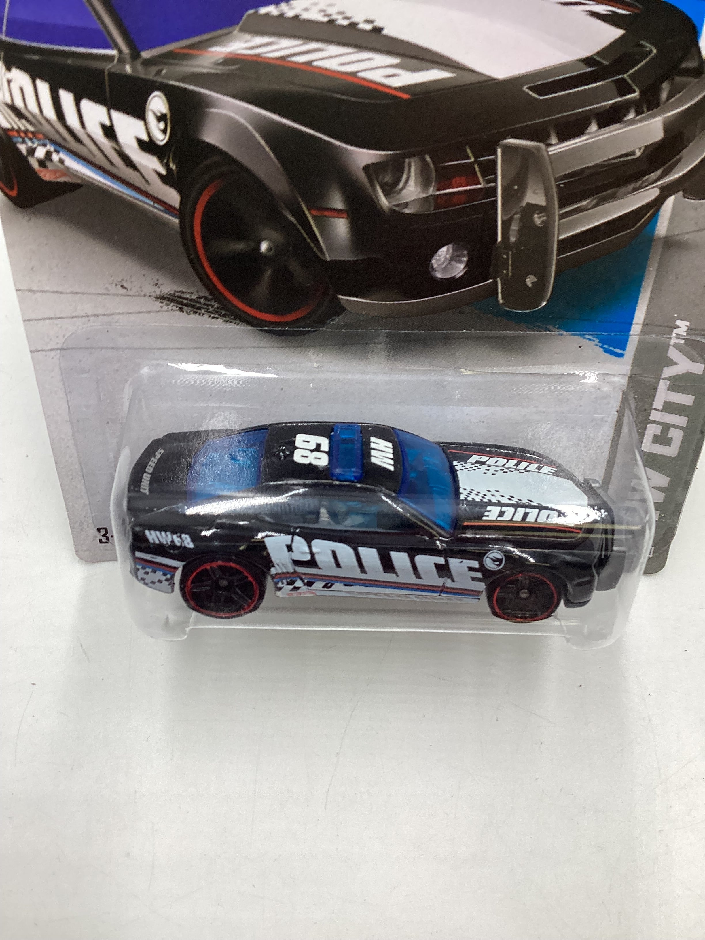 2013 Hot Wheels #17 Treasure Hunt 10 Camaro SS Police Black 275F
