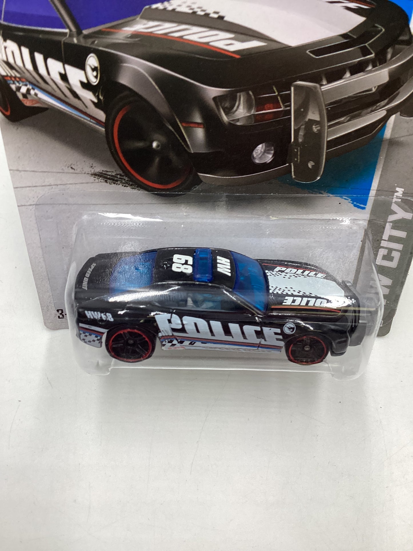 2013 Hot Wheels #17 Treasure Hunt 10 Camaro SS Police Black 275H