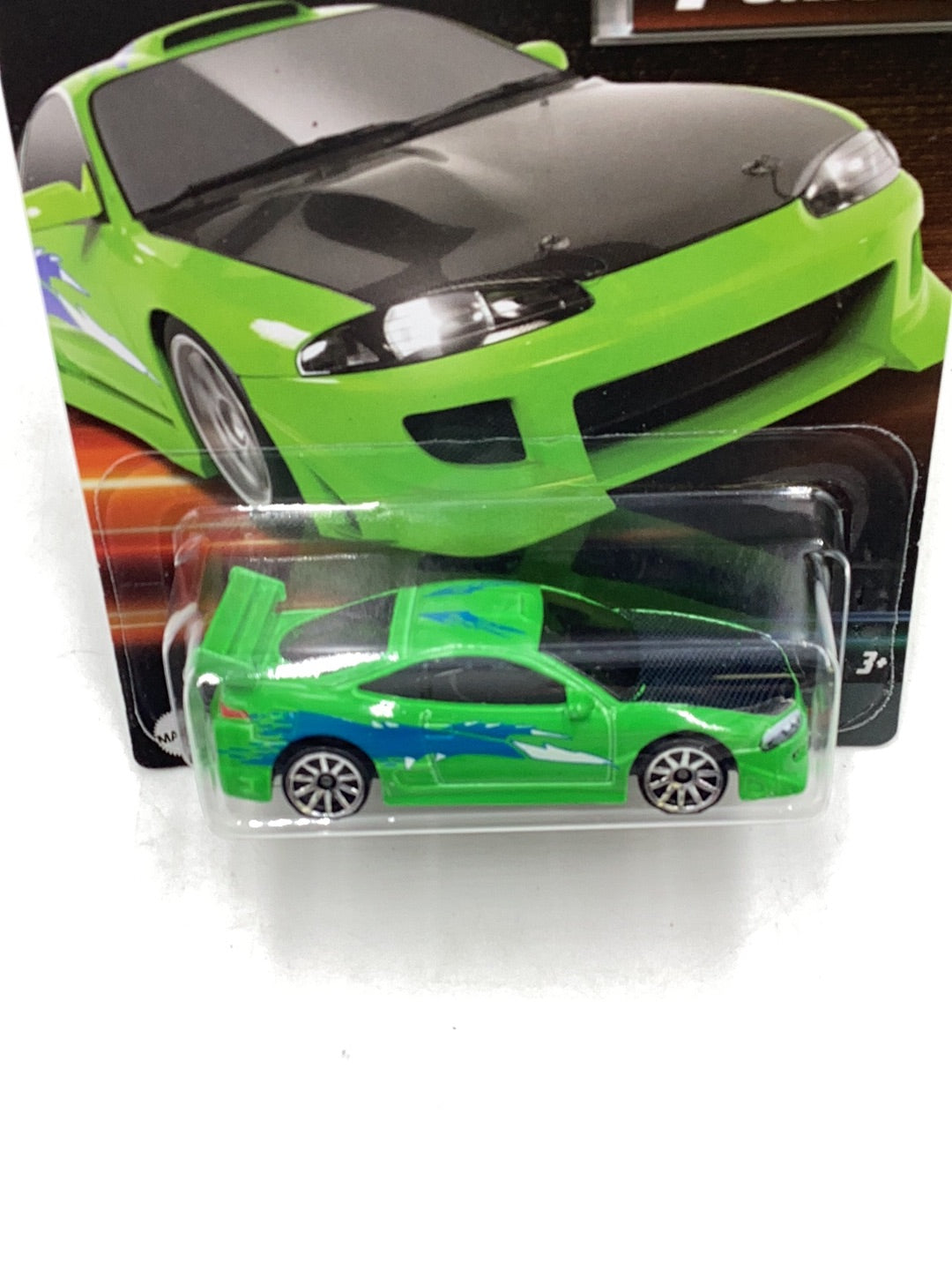 Hot Wheels Fast & Furious Series 1 95 Misubishi Eclipse with protector