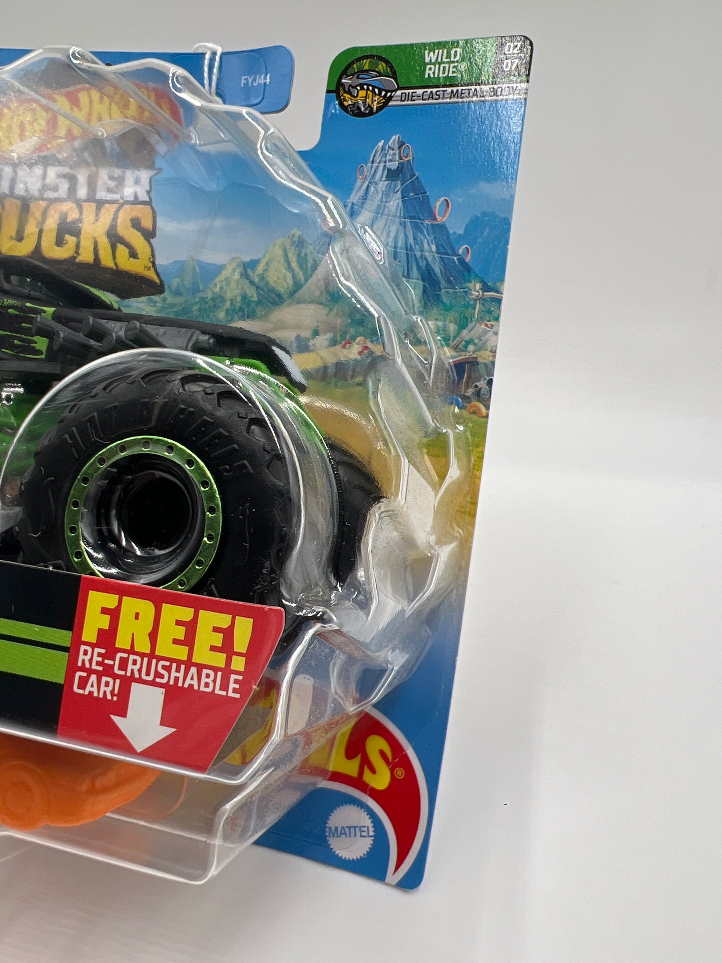 Hot Wheels Monster Trucks Wild Ride #30 Ratical Racer 128E