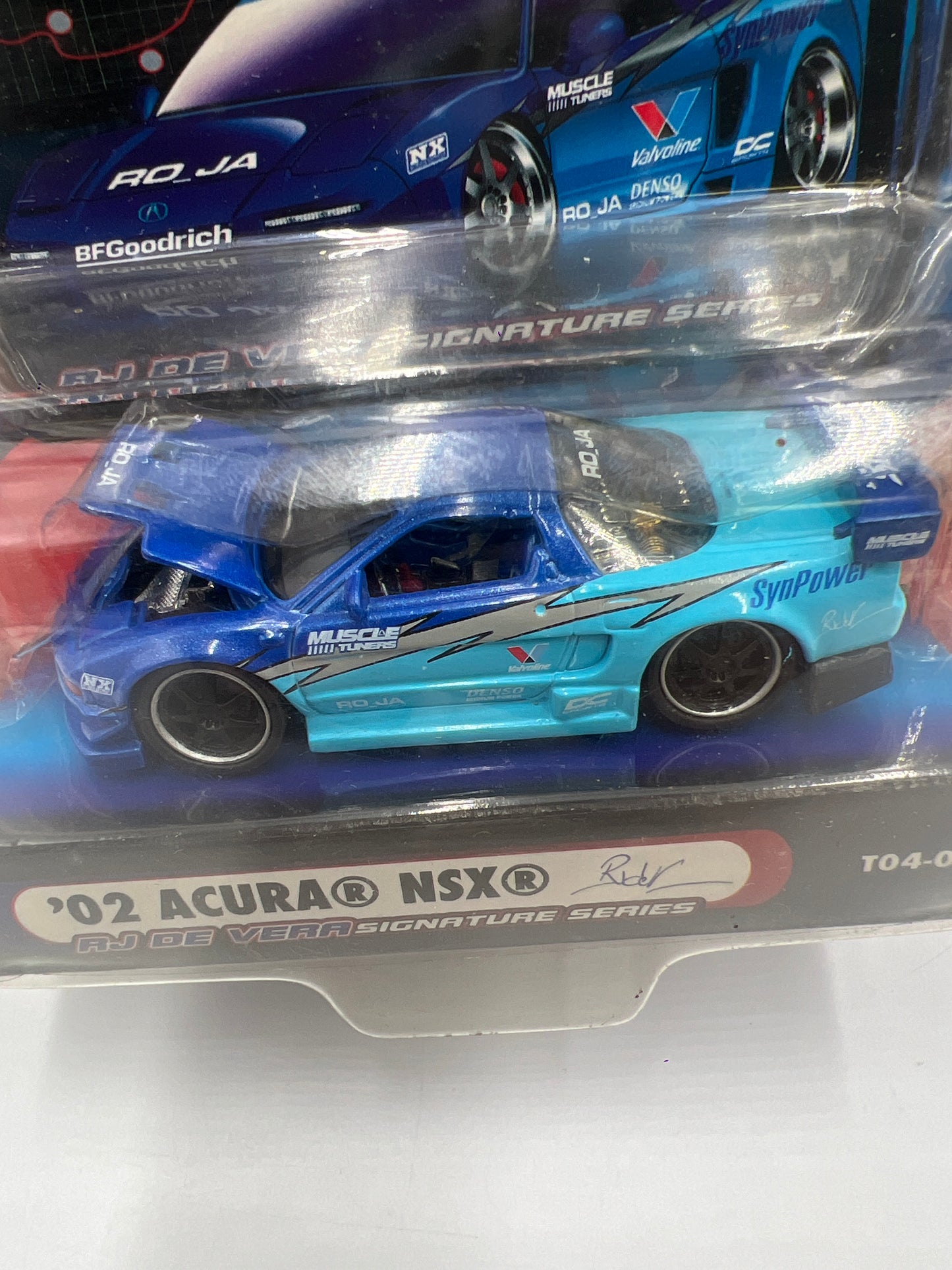 Muscle Machines Muscle Tuners 02 Acura NSX Blue *See Desc*