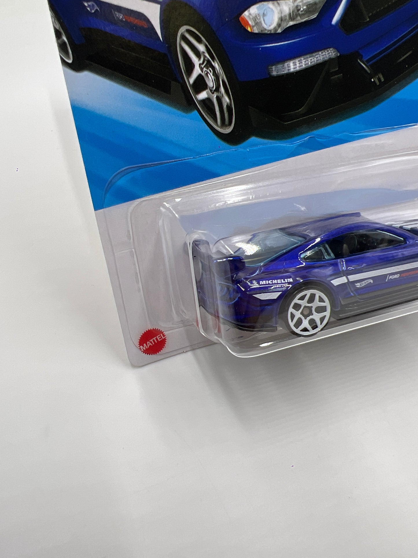 2025 Hot Wheels L Case Mustang 60th #211 Custom 18 Ford Mustang GT Blue 20D
