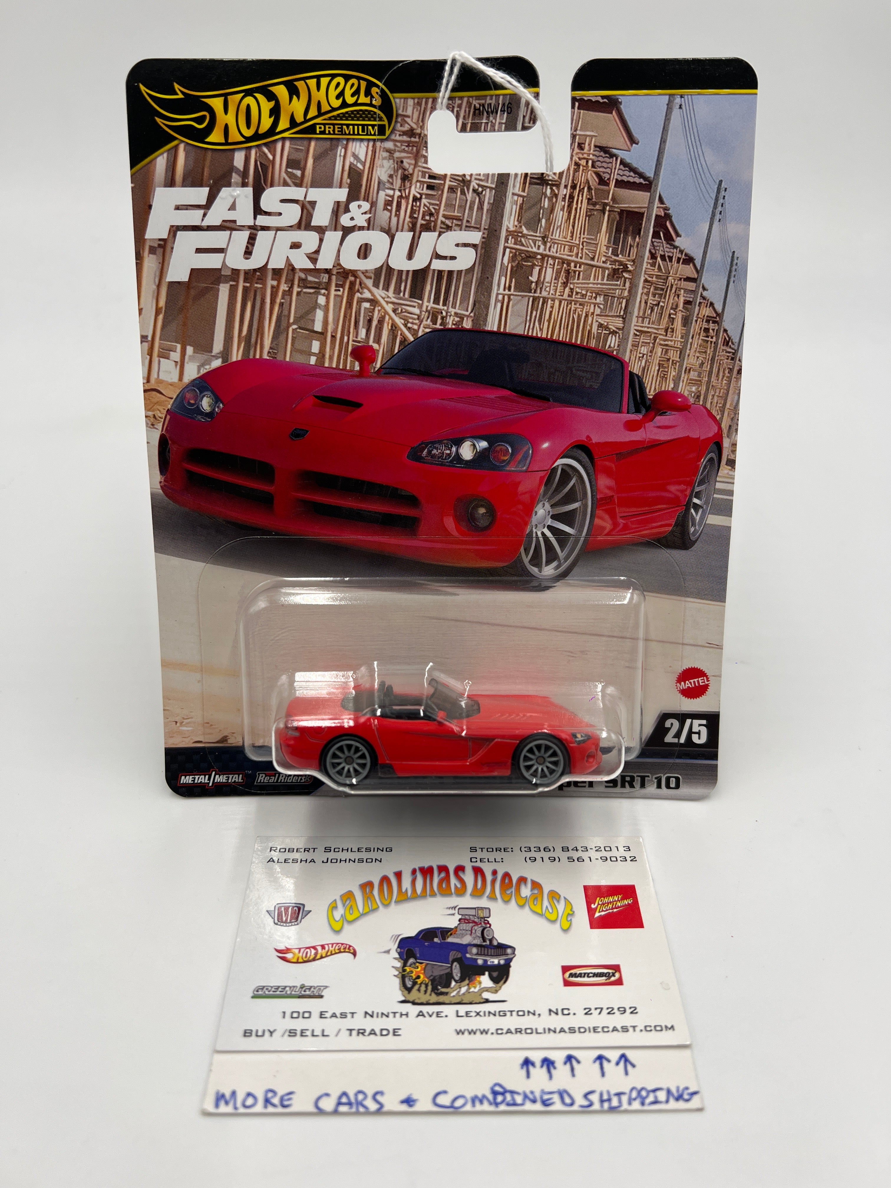 2024 Hot wheels Gold Label Fast and Furious #2 2003 Dodge Viper