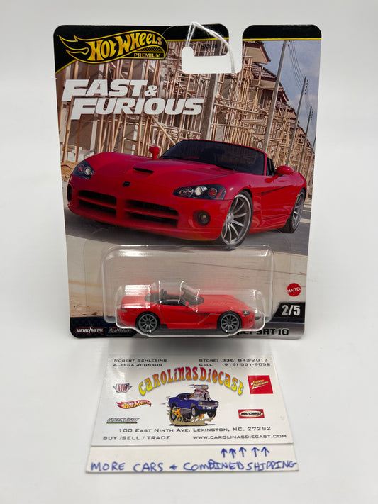 2024 Hot wheels Gold Label Fast and Furious #2 2003 Dodge Viper SRT10 Red 249C