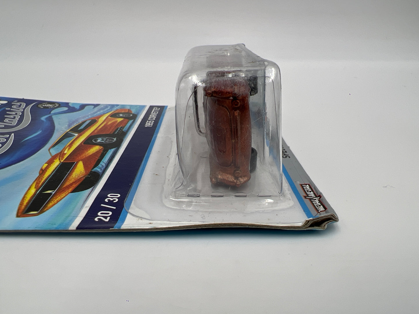 Hot Wheels Cool Classics #20 1955 Corvette Spectrafrost Copper Bad Card SR