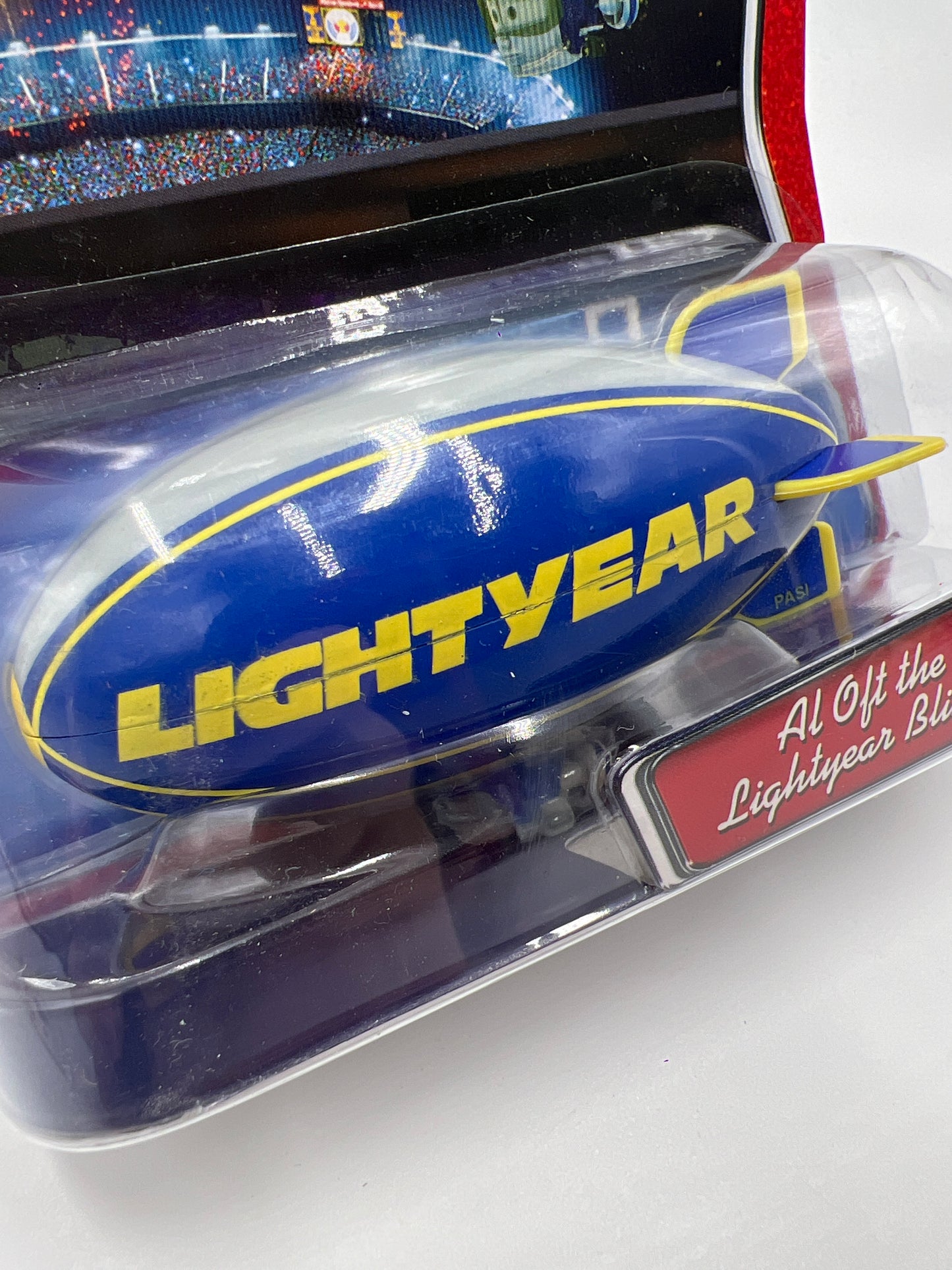 Disney Pixar Cars Al Oft The Lightyear Blimp Blue (Card Not Perfect) 138A