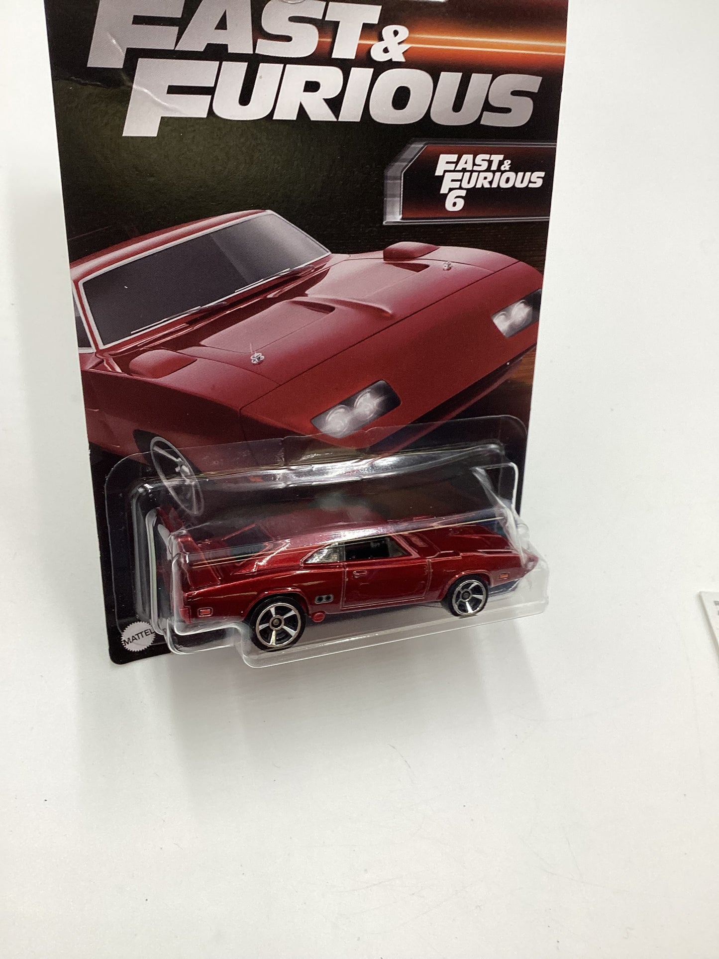 2023 Hot Wheels Fast and Furious Series 2 #6 69 Dodge Charger Daytona Dark Red Veins on Back 69B